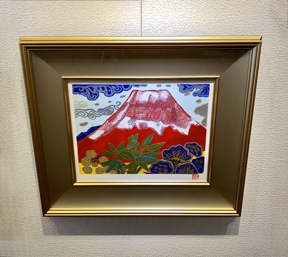 油絵　青木誠一画 油絵 青木誠一画
